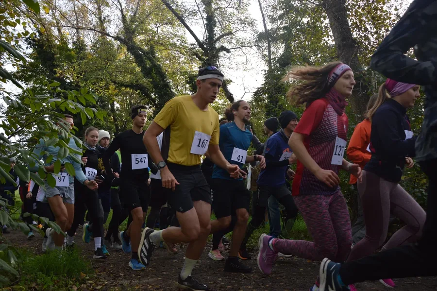 Snímek z půlmaratonu